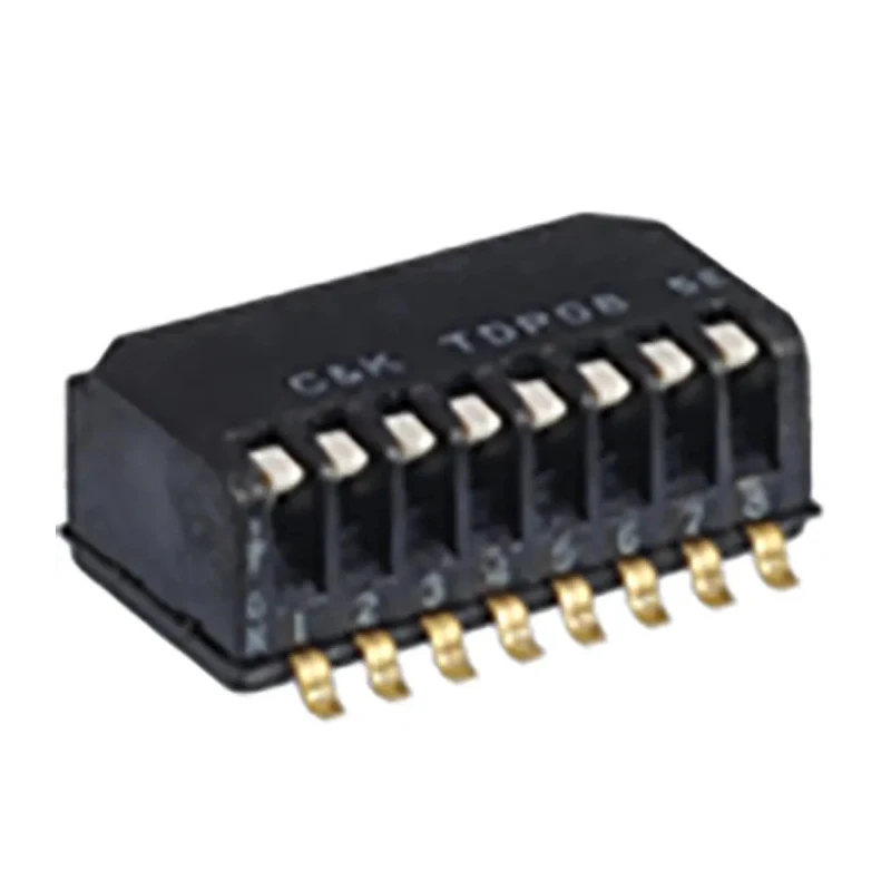 C & K Rotary Coded DIP Switch Through Hole Solder Pin TDP08H0SBD1