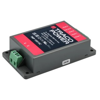 TRACOPOWER Switching Power Supply 3 Output 15V DC 15W Chassis Mount TMP 15515C