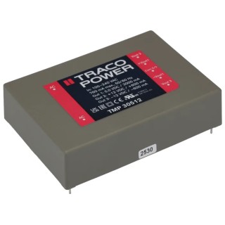 TRACOPOWER Switching Power Supply 30W, 3 Outputs 12V dc, PCB Mount, TMP 30512