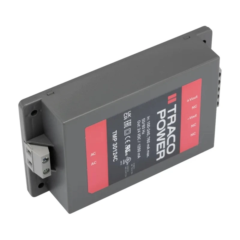 TRACOPOWER Switching Power Supply 24V DC 30W 264V AC TMP 30124C