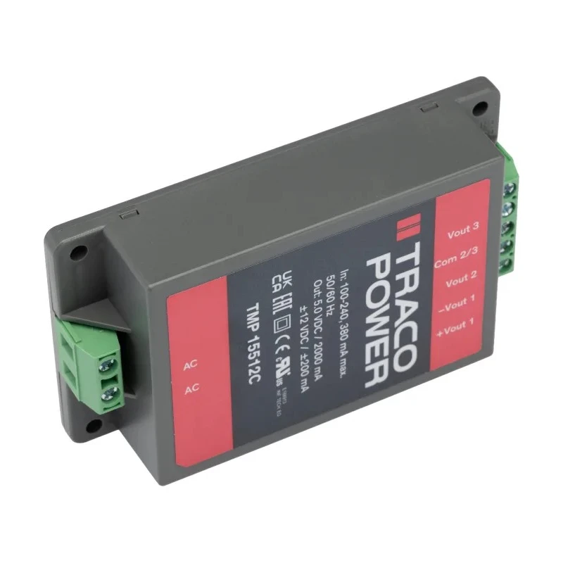 TRACOPOWER Switching Power Supply 15 W 3 Output 12V DC, Chassis Mount TMP 15512C