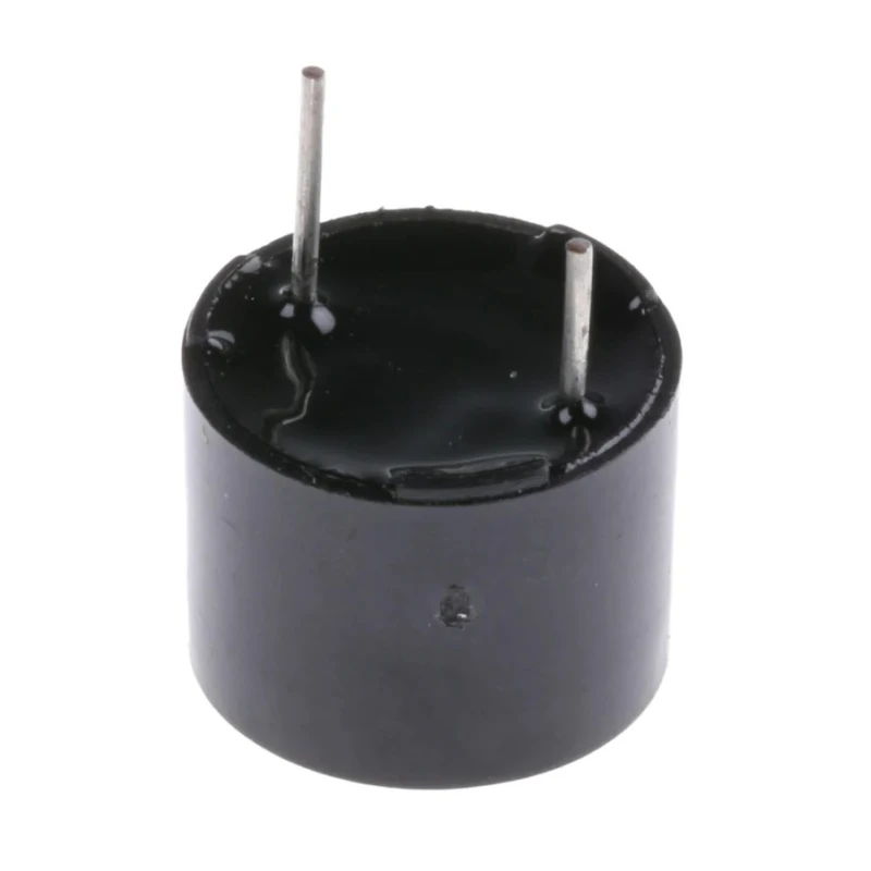 Kingstate Magnetic Buzzer Component Through Hole 12 mm Diameter 9.5 mm Height Continuous Tone 85 dB 2-5V dc KXG1203C