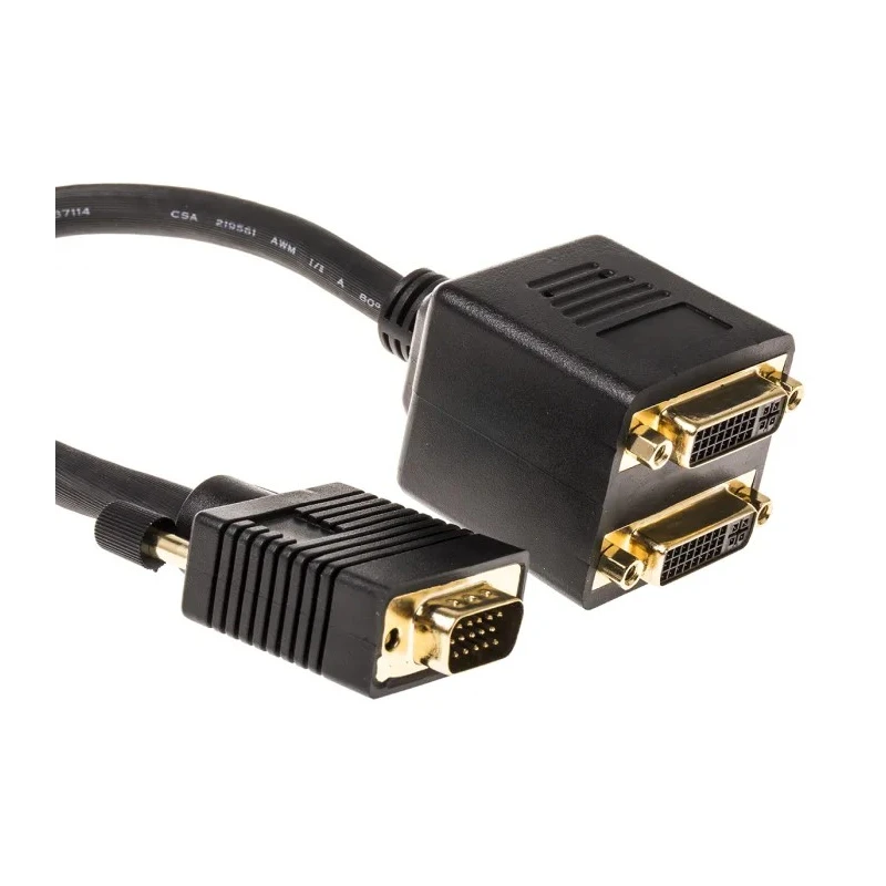 RS PRO Video Female DVI-I Straight VGA AV Adapter 768-4166