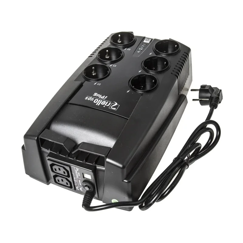 Riello Uninterruptible Power Supply Offline 600 VA 360 W Stand Alone 220-240 V AC 8 Outlets IPLUG 60