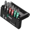 Wera Hex Impact Screwdriver Bit Set, 6 Pieces, Diamond Tipped, 50mm Length, 1/4 in Drive Size, Model 05057695001