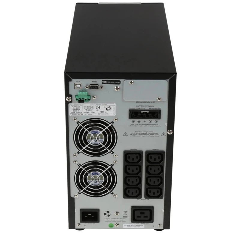 Riello SENTINEL PRO Uninterruptible Power Supply 220 V, 230 V, 240 V AC Input, 3000 VA, 2.4 kW Power, Extended SEP 3000ER