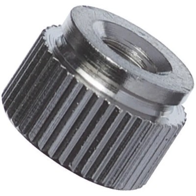 Yahata Neji Nickel Plated Brass Knurled Locknut M5 KN M5