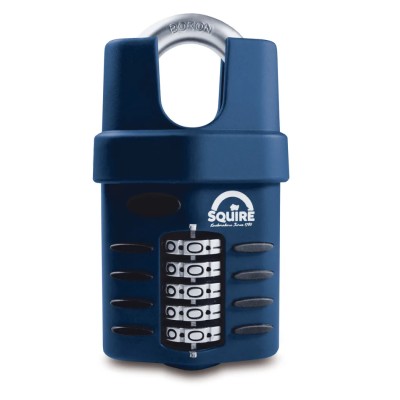 Squire Die Cast Combination Padlock Weatherproof 10 mm Shackle 6 mm Body RS CP60CS