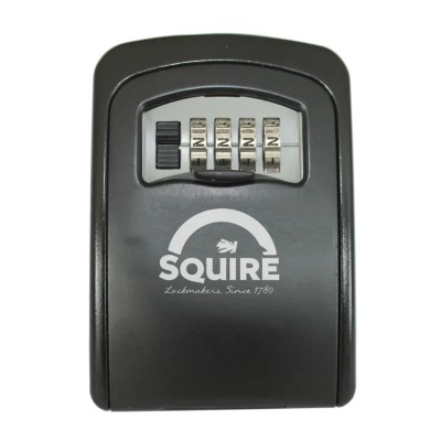 Squire Key Lock Box Wall Mount Die Cast Black 85mm x 120mm x 35mm RS Key Keep