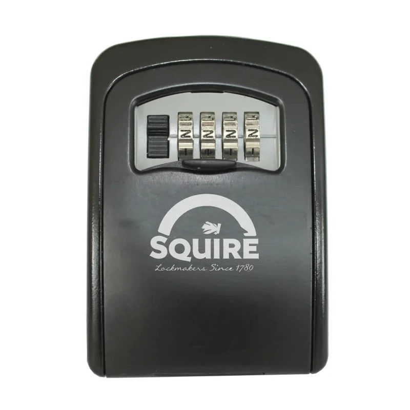 Squire Key Lock Box Wall Mount Die Cast Black 85mm x 120mm x 35mm RS Key Keep