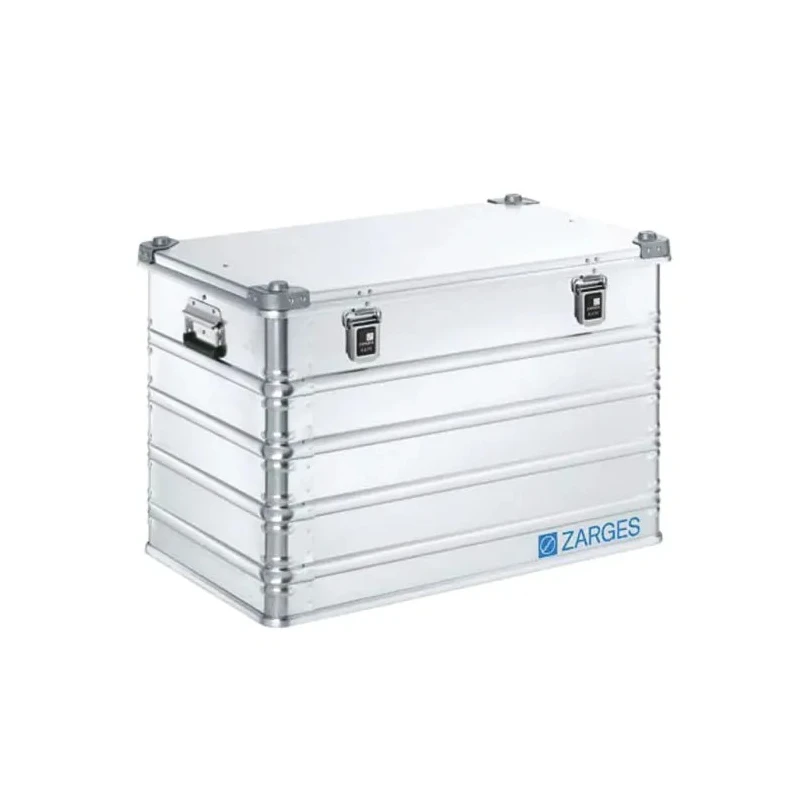 Zarges K 470 Metal Waterproof Watertight Transit Case, Aluminium, Silver, IP54, Lockable, 530 mm x 830 mm x 550 mm 40844