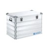 Zarges K 470 Metal Waterproof Watertight Transit Case, Aluminium, Silver, IP54, Lockable, 530 mm x 830 mm x 550 mm 40844