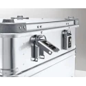 Zarges K 470 Metal Waterproof Watertight Transit Case, Aluminium, Silver, IP54, Lockable, 530 mm x 830 mm x 550 mm 40844