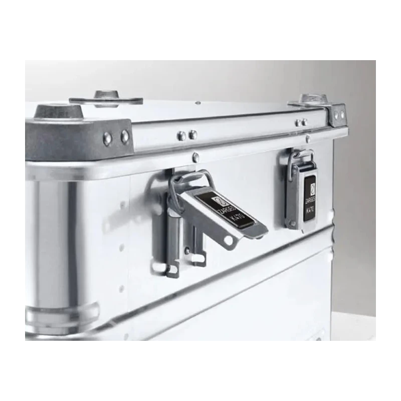 Zarges K 470 Metal Waterproof Watertight Transit Case, Aluminium, Silver, IP54, Lockable, 530 mm x 830 mm x 550 mm 40844