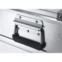 Zarges K 470 Metal Waterproof Watertight Transit Case, Aluminium, Silver, IP54, Lockable, 530 mm x 830 mm x 550 mm 40844