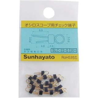 Sunhayato Black Insulated Terminal Post Phosphor Bronze Body RoHS Compliant SLC-22-G-K