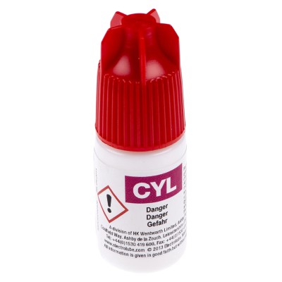 Electrolube Cyanoacrylate Adhesive Transparent Liquid 6 x 5 ml Bottle Cyanolube 665-4824