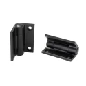 RS PRO Black Anodised Aluminium Butt Hinge Screw Fixing 65 mm x 55 mm x 4.5 mm 770-3002
