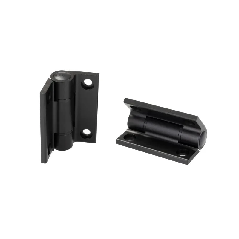 RS PRO Black Anodised Aluminium Butt Hinge Screw Fixing 65 mm x 55 mm x 4.5 mm 770-3002