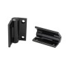 RS PRO Black Anodised Aluminium Butt Hinge Screw Fixing 65 mm x 55 mm x 4.5 mm 770-3002