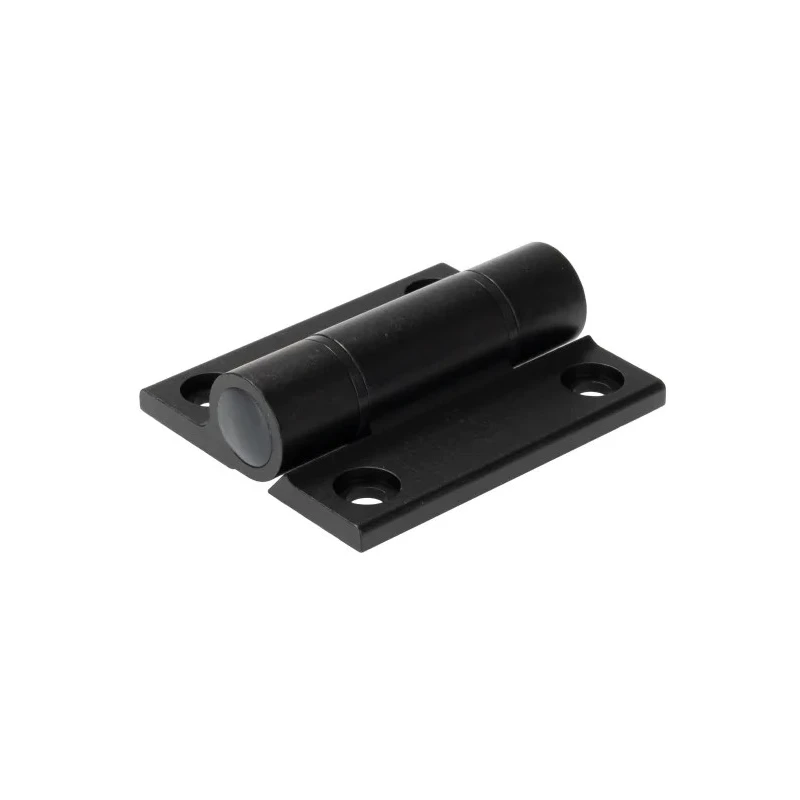 RS PRO Black Anodised Aluminium Butt Hinge Screw Fixing 65 mm x 55 mm x 4.5 mm 770-3002