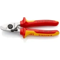 Knipex VDE 1000V Approved Cable Cutter 165mm Tool Steel Jaw Multi Component Grip 95 26 165