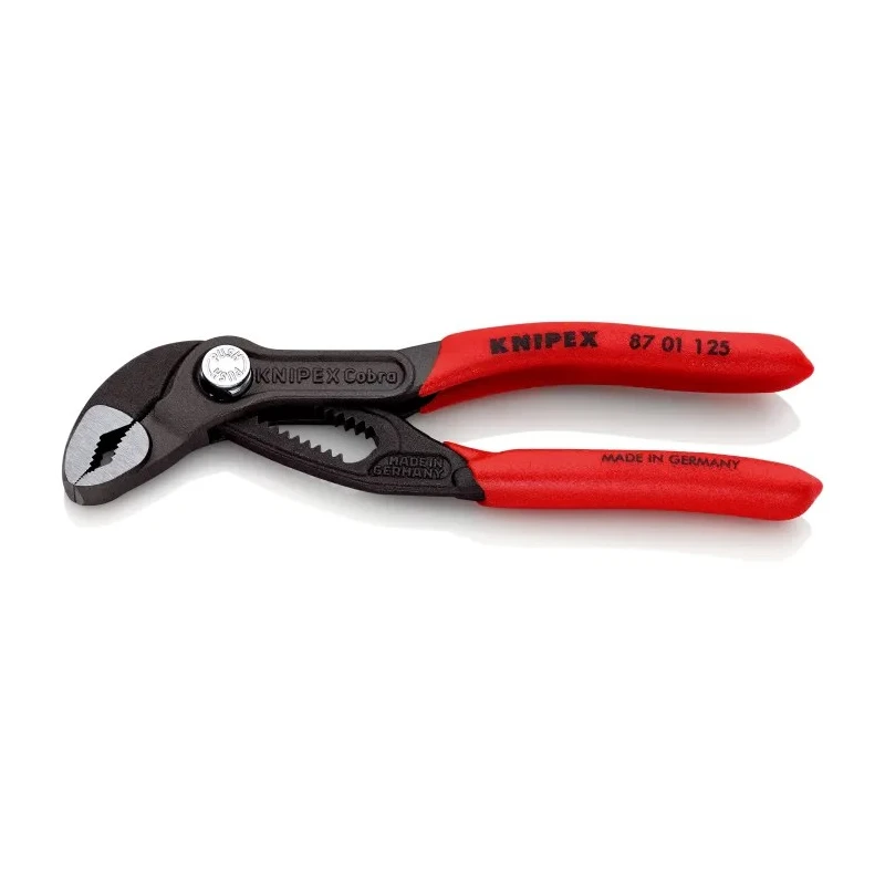 Knipex Cobra® 1-Piece Water Pump Plier, 125mm Overall Length, 27mm Jaw Opening, 13 Positions 87 01 125