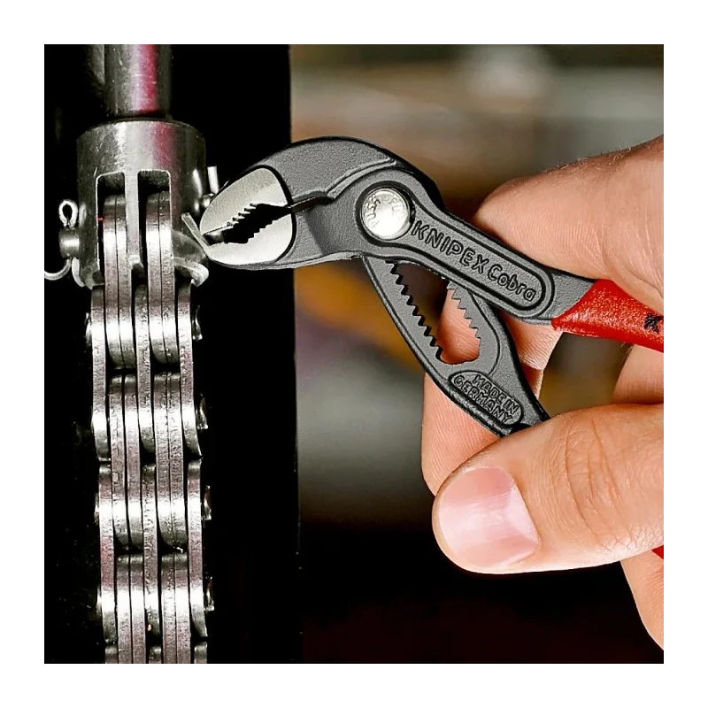 Knipex Cobra® 1-Piece Water Pump Plier, 125mm Overall Length, 27mm Jaw Opening, 13 Positions 87 01 125