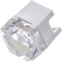 Polymer Optics Modular LED Optics Series Lens Assembly, 6 ° Oval Emission, 6 Legs, Optical Grade Polycarbonate 120/127