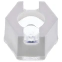 Polymer Optics Modular LED Optics Series Lens Assembly, 6 ° Oval Emission, 6 Legs, Optical Grade Polycarbonate 120/127
