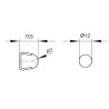 Bosch Rexroth Profile Rail Stainless Steel 12 mm Diameter, 3 m Length 3 m Width 3 m Height 3 842 993 306 / 3000