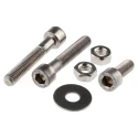 Bosch Rexroth Guide Rail Bracket Stainless Steel Fasteners 204 mm Length x 45 mm Width x 76 mm Height 3 842 539 494