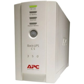 APC Back-UPS Uninterruptible Power Supply 350 VA, 210 W, 230V Input/Output, Stand Alone, 6 Outlets BK350EI
