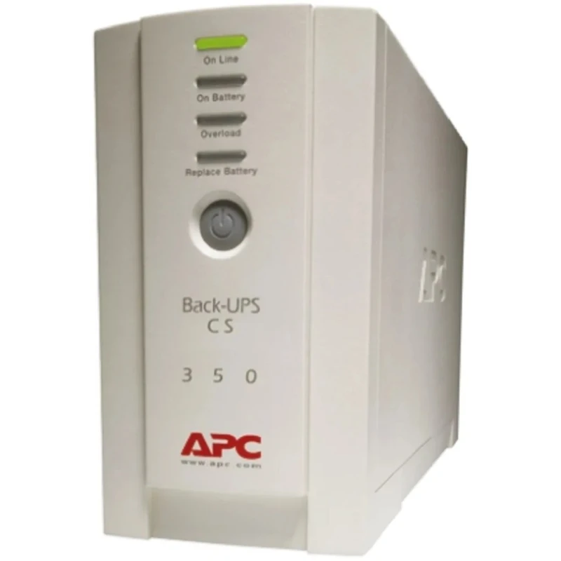 APC Back-UPS Uninterruptible Power Supply 350 VA, 210 W, 230V Input/Output, Stand Alone, 6 Outlets BK350EI