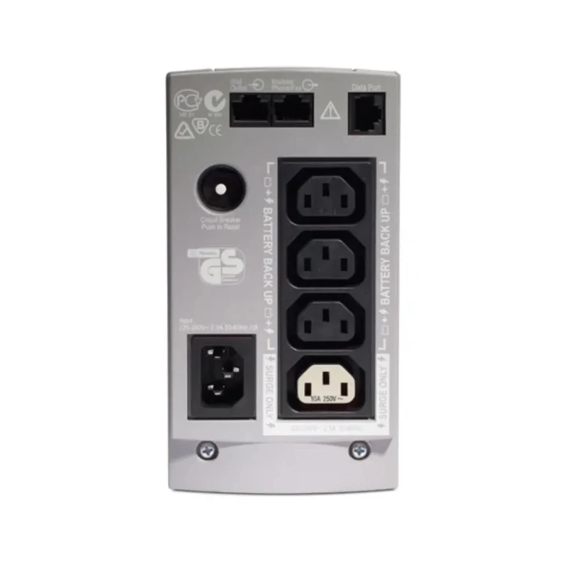 APC Back-UPS Uninterruptible Power Supply 350 VA, 210 W, 230V Input/Output, Stand Alone, 6 Outlets BK350EI