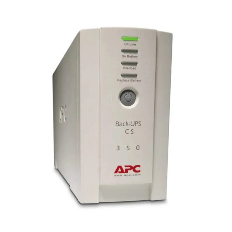 APC Back-UPS Uninterruptible Power Supply 350 VA, 210 W, 230V Input/Output, Stand Alone, 6 Outlets BK350EI