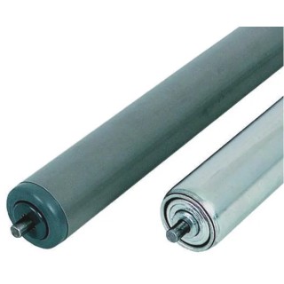 Bosch Rexroth Plastic Round Conveyor Roller 40 mm Diameter x 525 mm Length, Galvanised Steel Spindle 8 mm 3 842 537 164