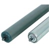 Bosch Rexroth Plastic Round Conveyor Roller 40 mm Diameter x 525 mm Length, Galvanised Steel Spindle 8 mm 3 842 537 164
