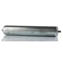 Bosch Rexroth Galvanised Steel Round Conveyor Roller 40 mm Diameter x 325 mm Length, Zinc Plated Steel Spindle 3 842 525 738