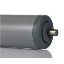 Bosch Rexroth Plastic Round Conveyor Roller 40 mm Dia. x 325 mm L, Zinc Plated Steel Spindle 8 mm, 150 N Load 3 842 525 741
