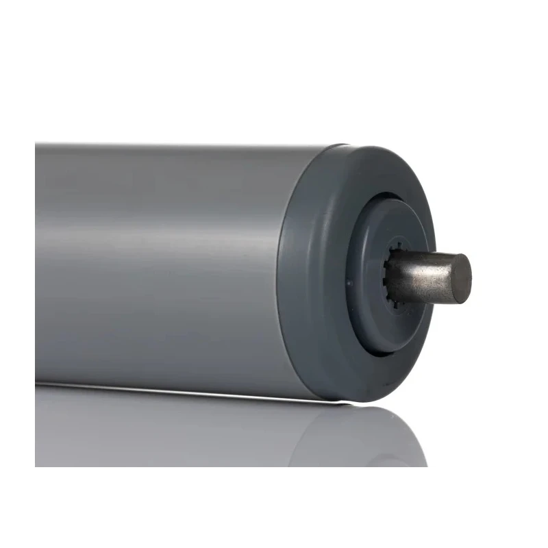 Bosch Rexroth Plastic Round Conveyor Roller 40 mm Dia. x 325 mm L, Zinc Plated Steel Spindle 8 mm, 150 N Load 3 842 525 741