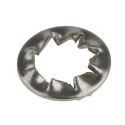 RS PRO Stainless Steel Plain Internal Tooth Shakeproof Washer M3 DIN 6798J 665-7299