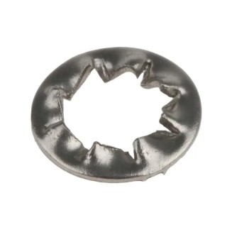 RS PRO Stainless Steel Plain Internal Tooth Shakeproof Washer M3 DIN 6798J 665-7299