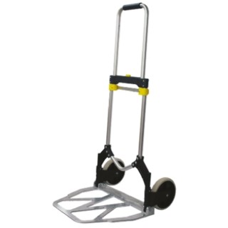 RS PRO Medium Duty Foldable Aluminium Sack Truck 100kg Load, 175mm Wheel Diameter, 1.08m Height 784-6033