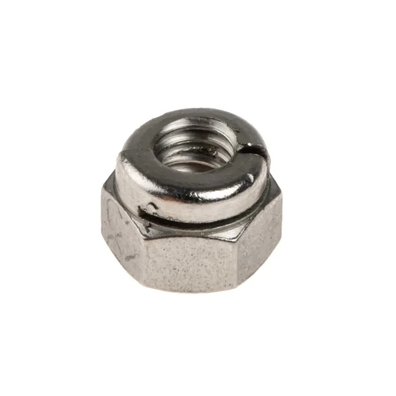 RS PRO M6 10 mm Plain 316 Stainless Steel Aerotight Self-Locking Locknut 665-5612