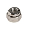 RS PRO M6 10 mm Plain 316 Stainless Steel Aerotight Self-Locking Locknut 665-5612