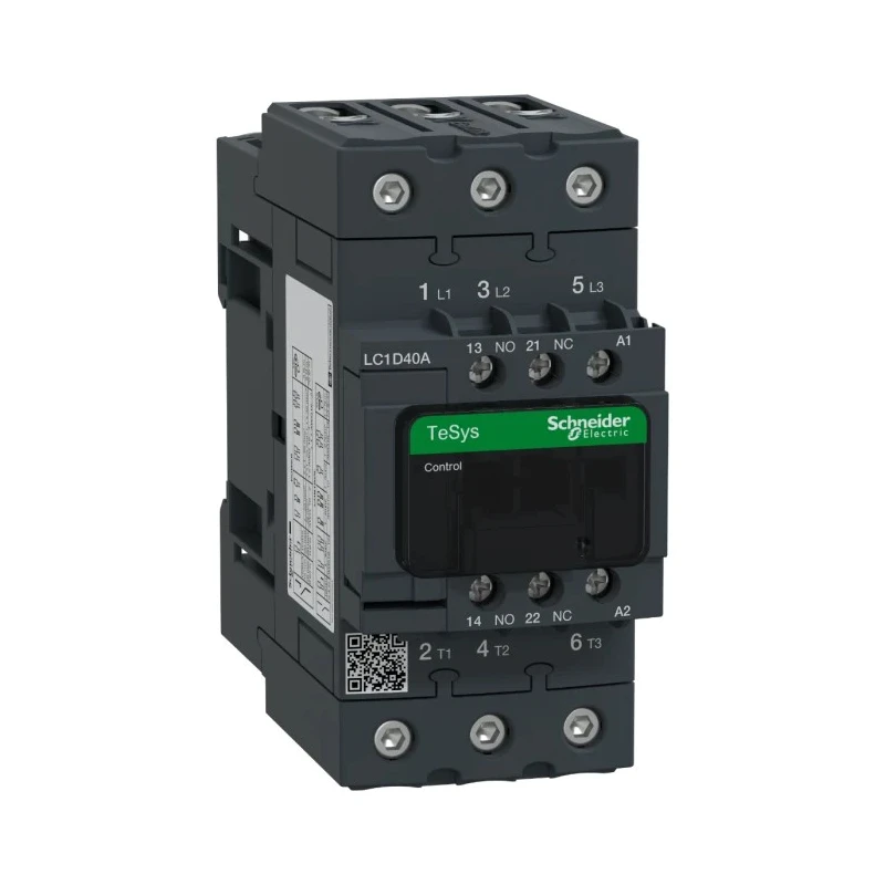 Schneider Electric TeSys D Series LC1D Contactor 48V AC Coil 3-Pole 40A 18.5kW, 3 NO, 690V AC 