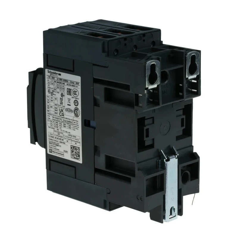 Schneider Electric Contactor, 230V AC Coil, 3-Pole, 40 A, 18.5 kW Power Rating, 3 NO Auxiliary Contacts, 690V AC LC1D