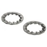 RS PRO Stainless Steel Plain Internal Tooth Shakeproof Washer M12, 20.5 mm OD, 13 mm ID, 1.08 mm Thick DIN 6798J 665-7312