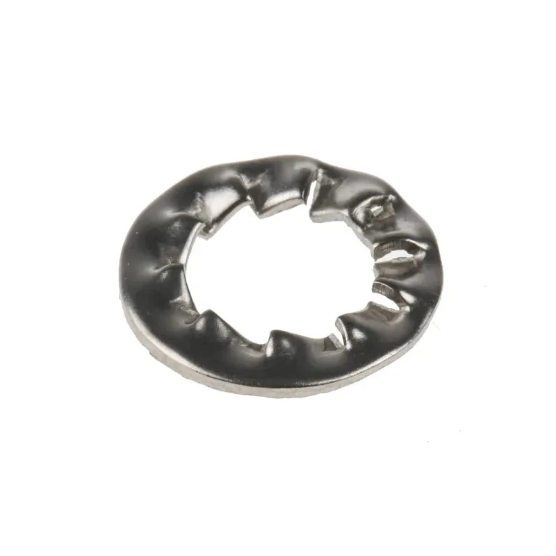 RS PRO Stainless Steel Plain Internal Tooth Shakeproof Washer, M8, DIN 6798J 665-7315